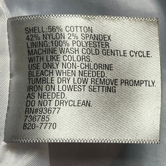 Worthington Black and White Skirt Women's Size 6 Cotton Outer Polyester Lined - Picture 6 of 7